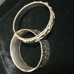 2 bangle bracelets